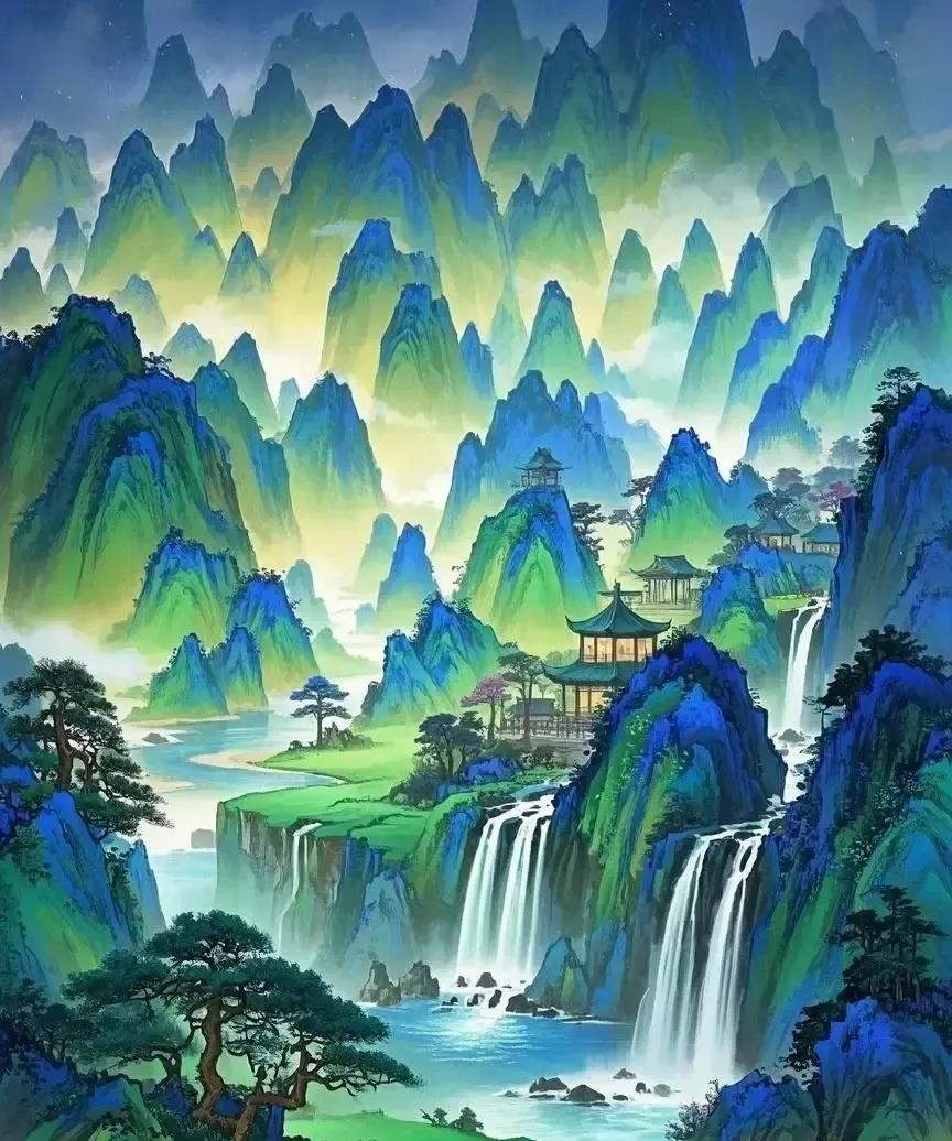 笔落山河藏雅韵这七个字一甩出来，我刷手机的手直接停住。
3月初微博小红书同步开楼