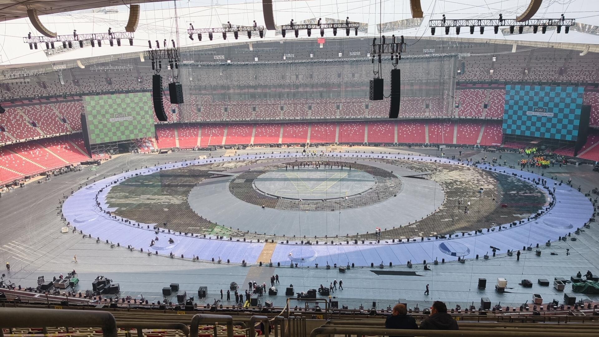 张杰鸟巢演唱会标准夯爆了！！！太厉害了！！！ 