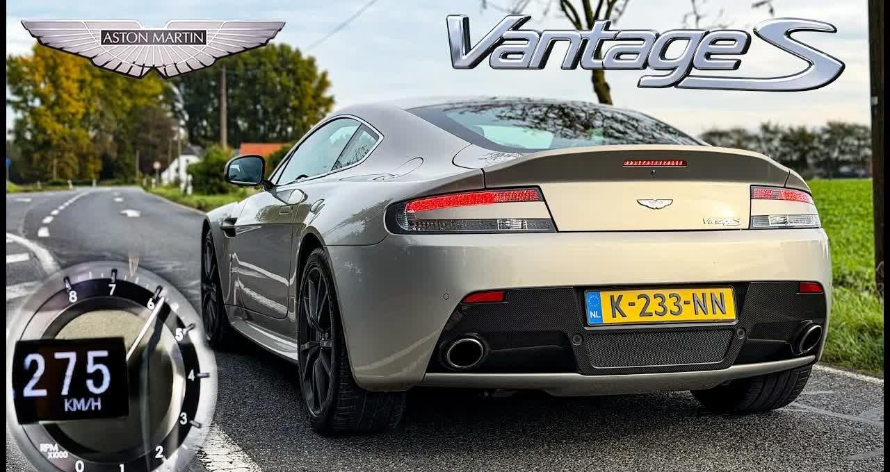 2011阿斯顿·马丁V8 Vantage S，0-200加速和炸裂声浪！！！ |