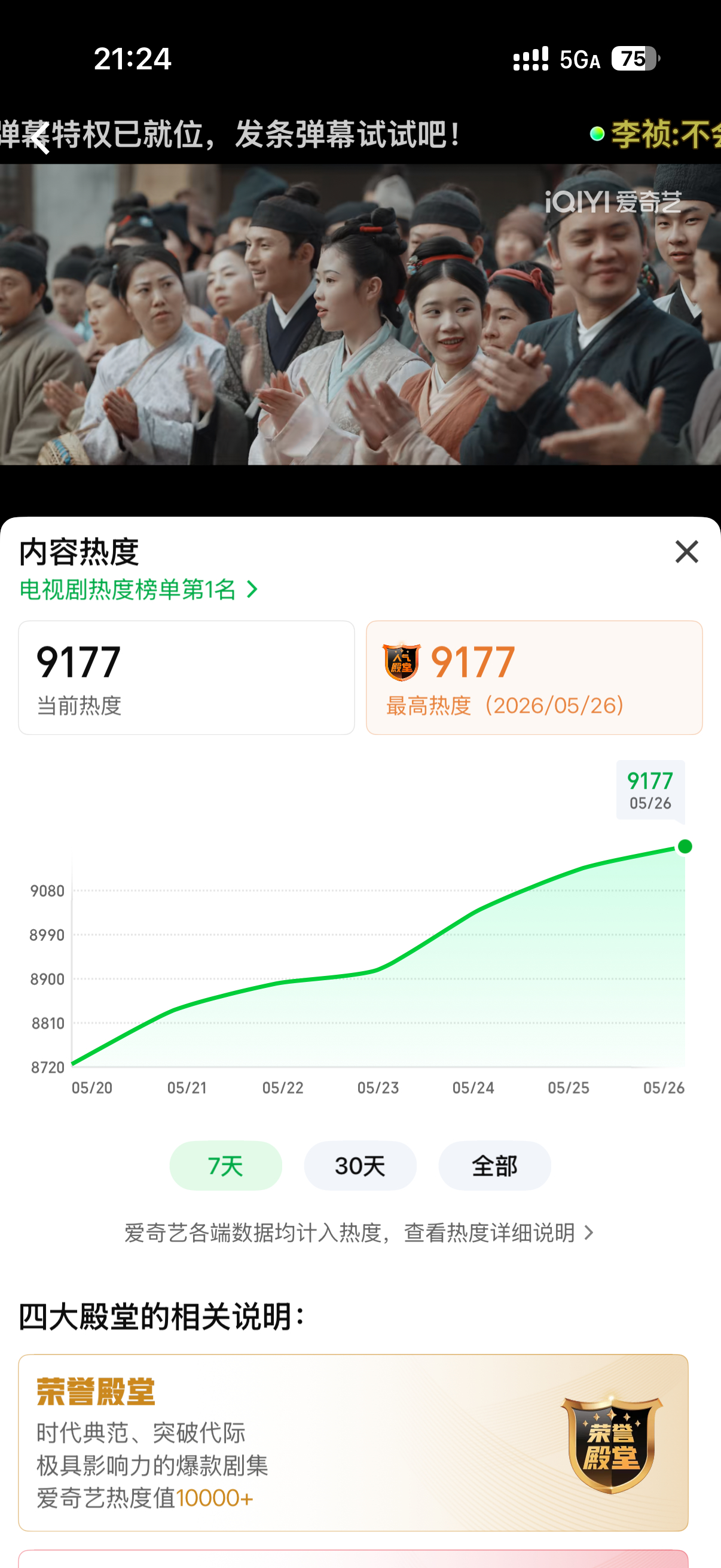 9177了！！！！家业每天都在涨，棒棒棒！！！ 