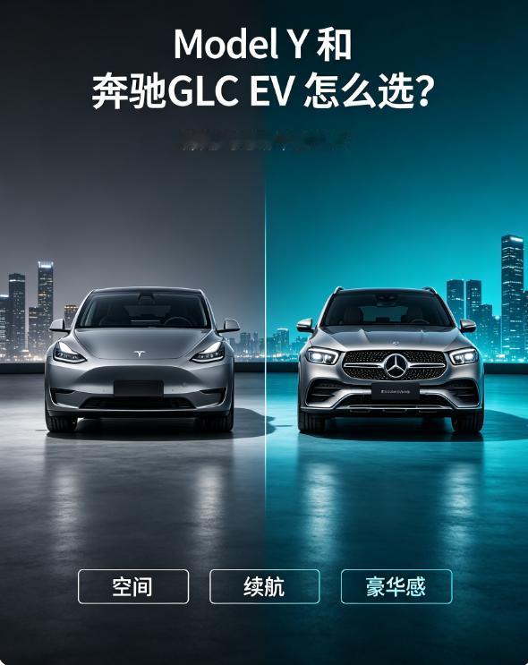 都是纯电动中型SUV，Model Y和奔驰GLC EV怎么选？
Model Y起