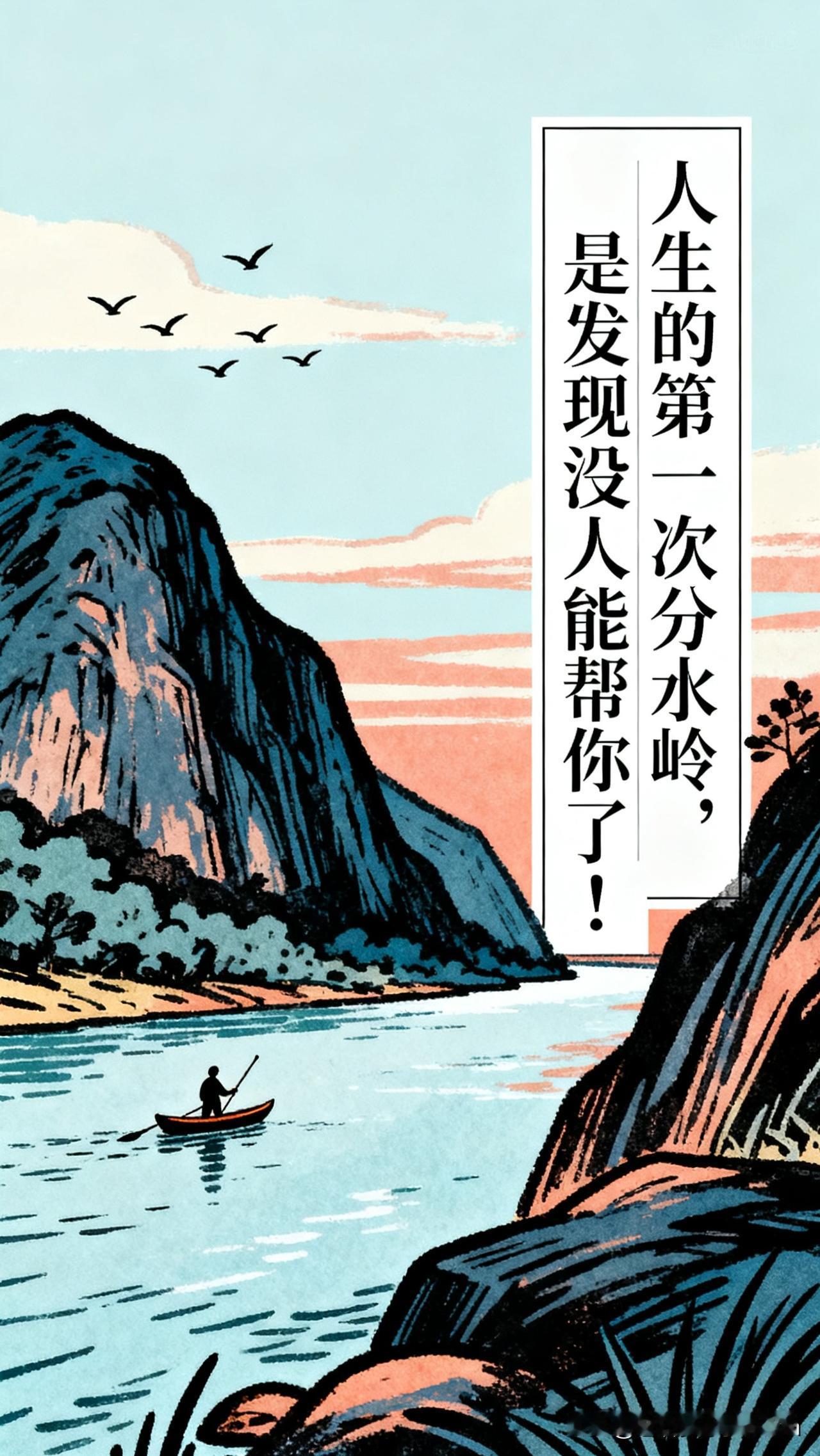 老奶奶一席话点醒我：人生的第一次分水岭，是发现没人能帮你了！
 
刚才在楼下散步