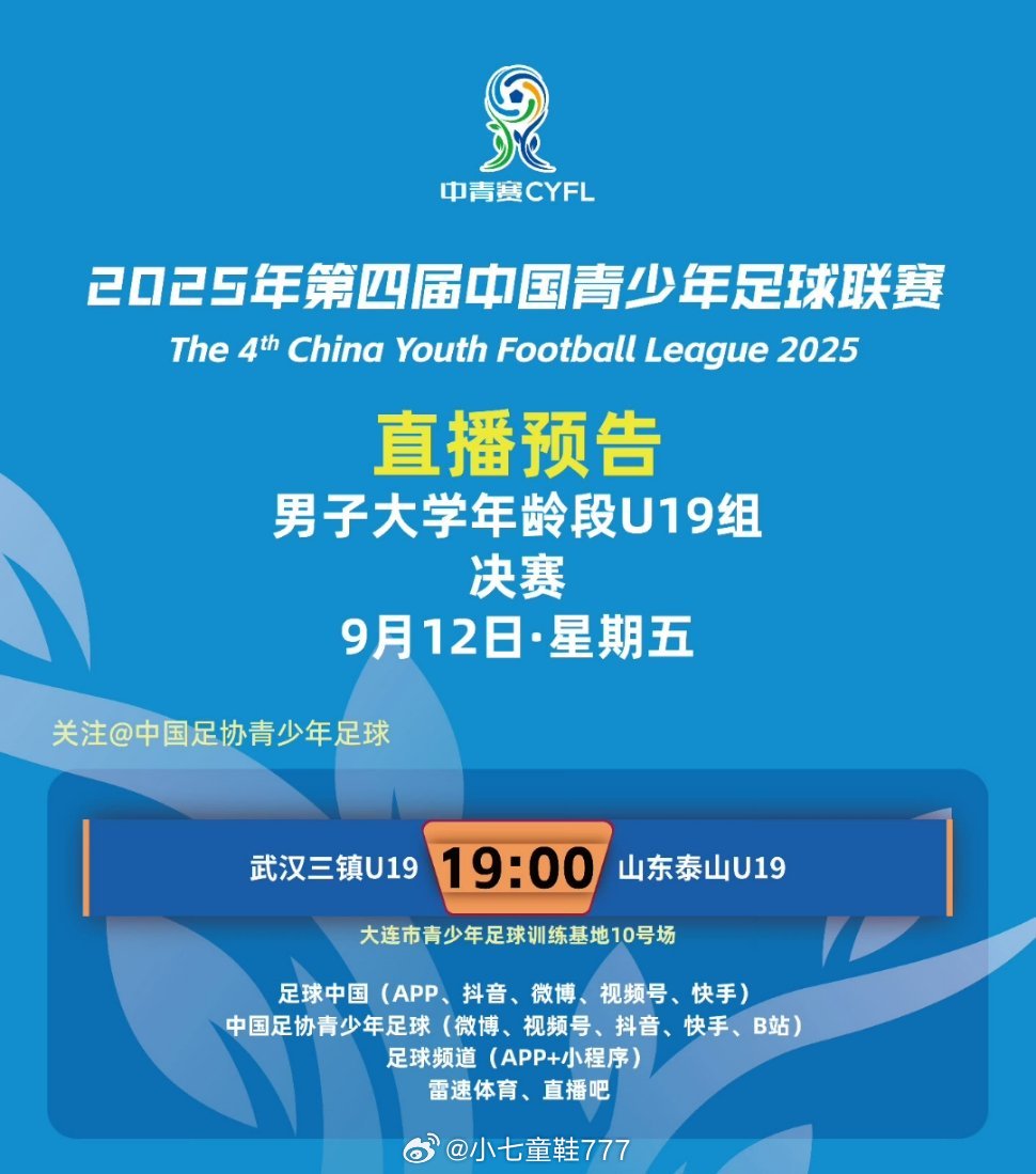 2025年第四届中青赛（男子大学年龄段U19组）决赛对阵双方:武汉三镇U19队v