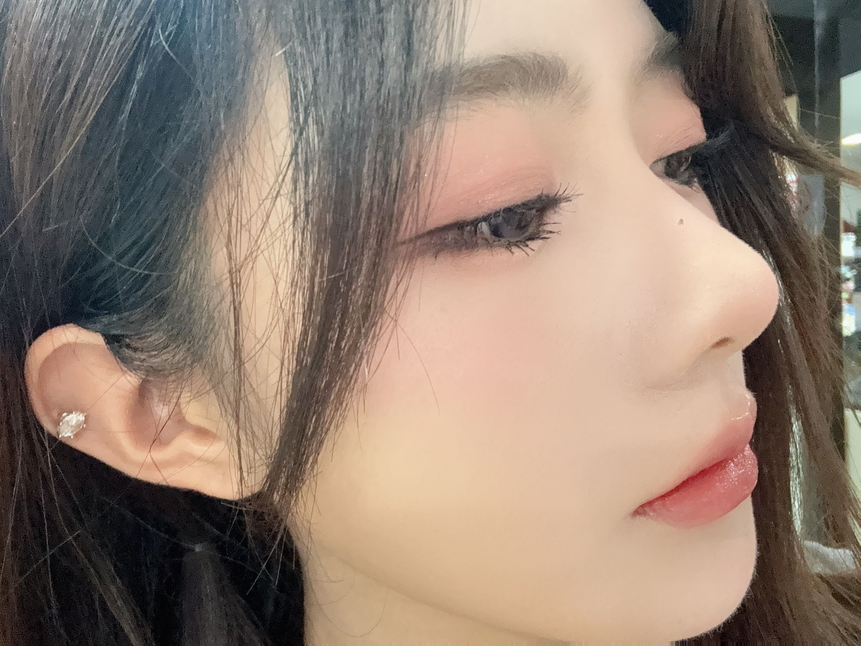 小包说刘海有点长 