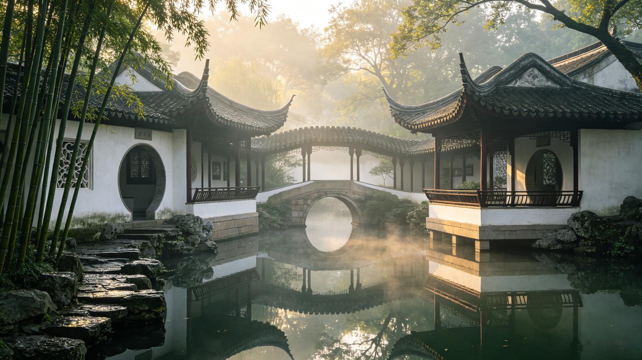 感受中国古典丰沛园林的生命力？
       上周翻到朱良志先生的《中式园林的秩