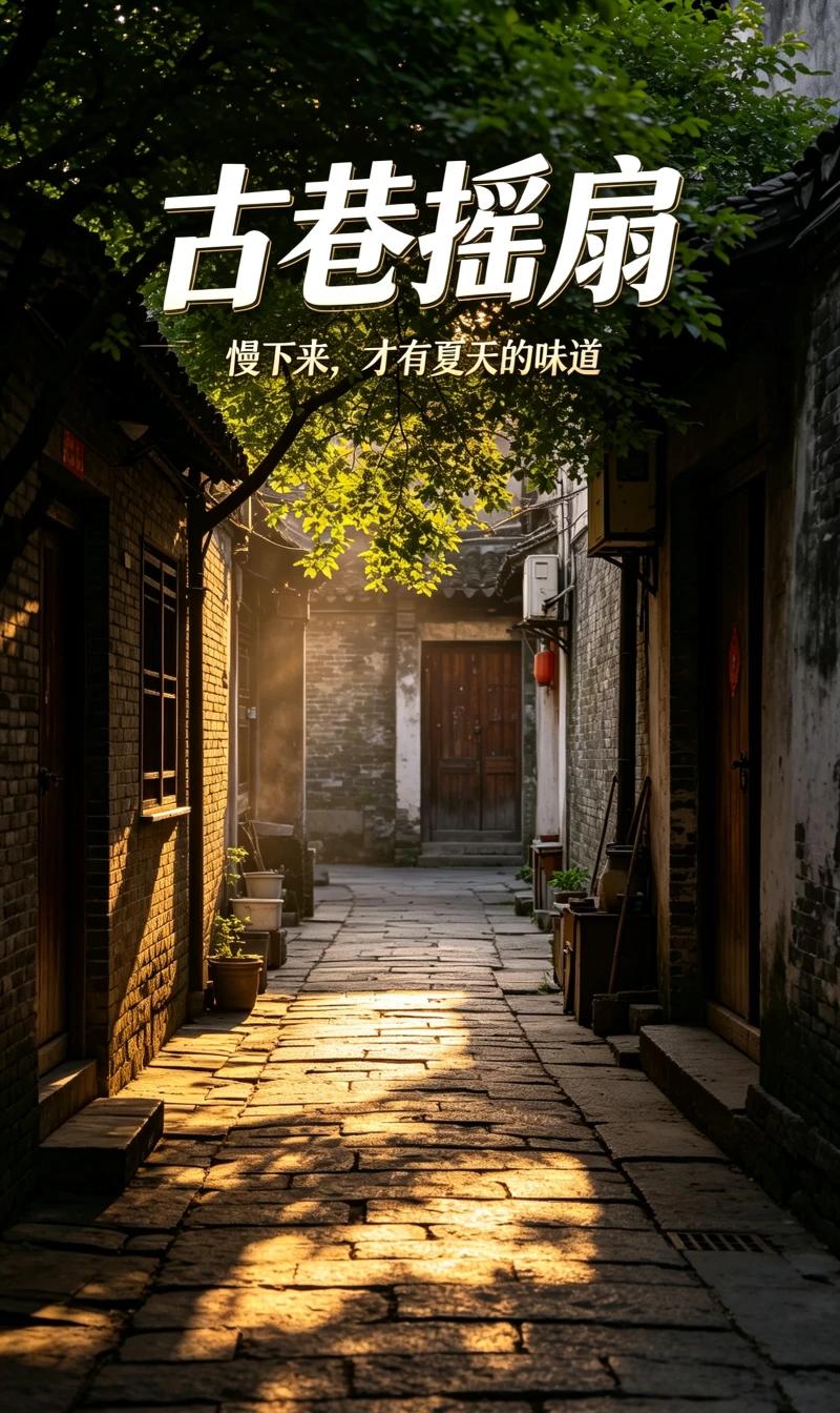 老城老街最适合消暑啦，浓密的树荫遮蔽着阳光，微风徐徐吹过，慢悠悠闲逛特别惬意。