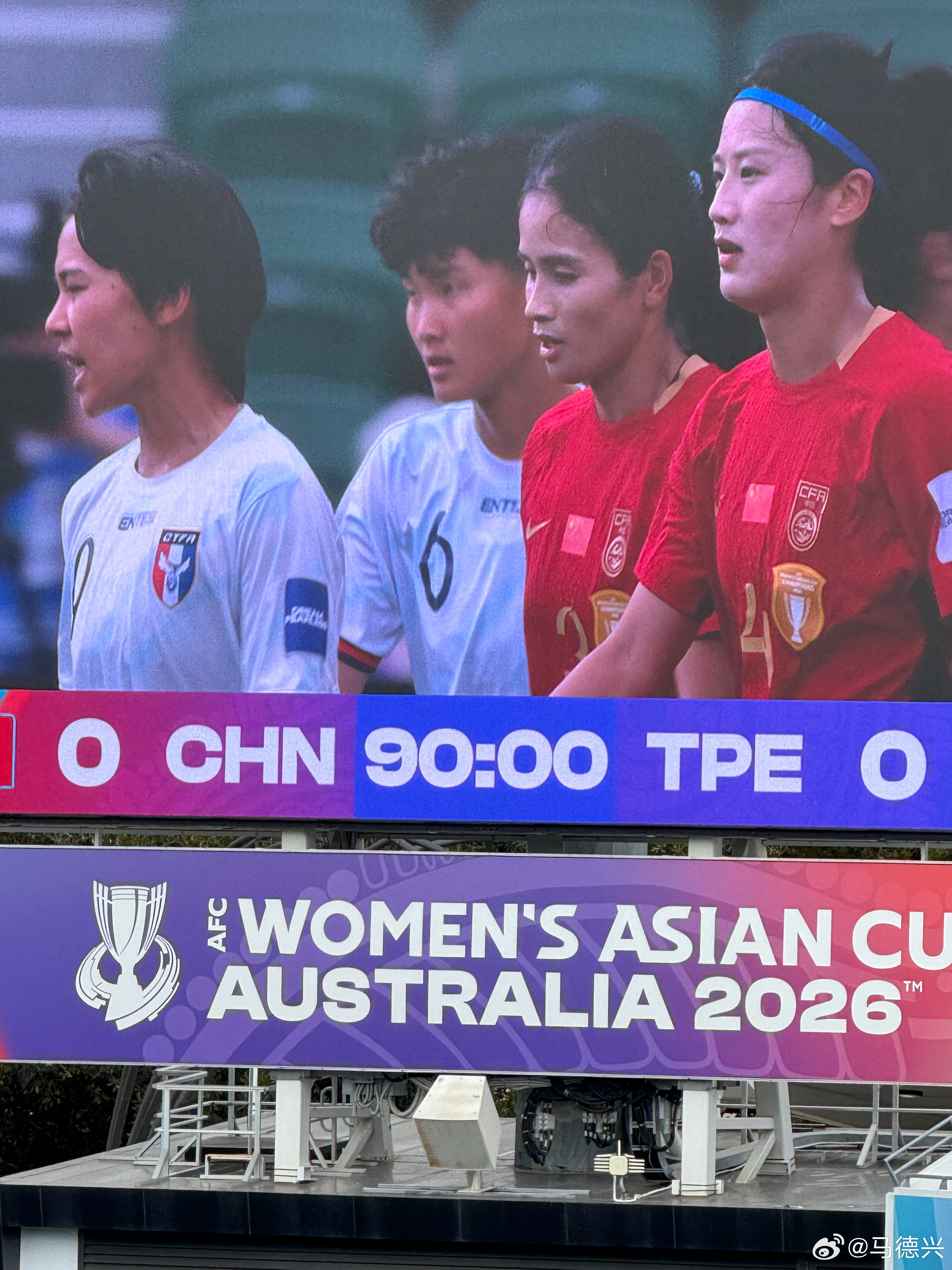 中国女足女足亚洲杯女足 90分钟比赛结束，女足好运气上一场用完了0:0，中国女足