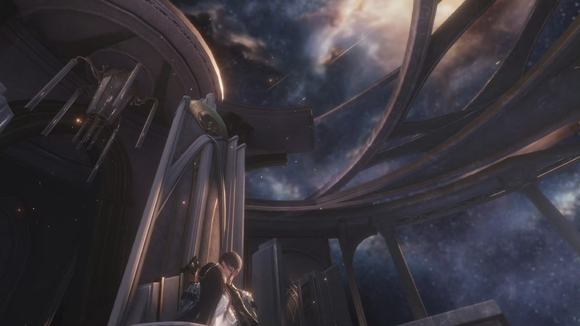 恋与深空银河卡恋与深空直播 刚在直播里截到银河卡的特写，卡面边缘的光晕像极了他曾