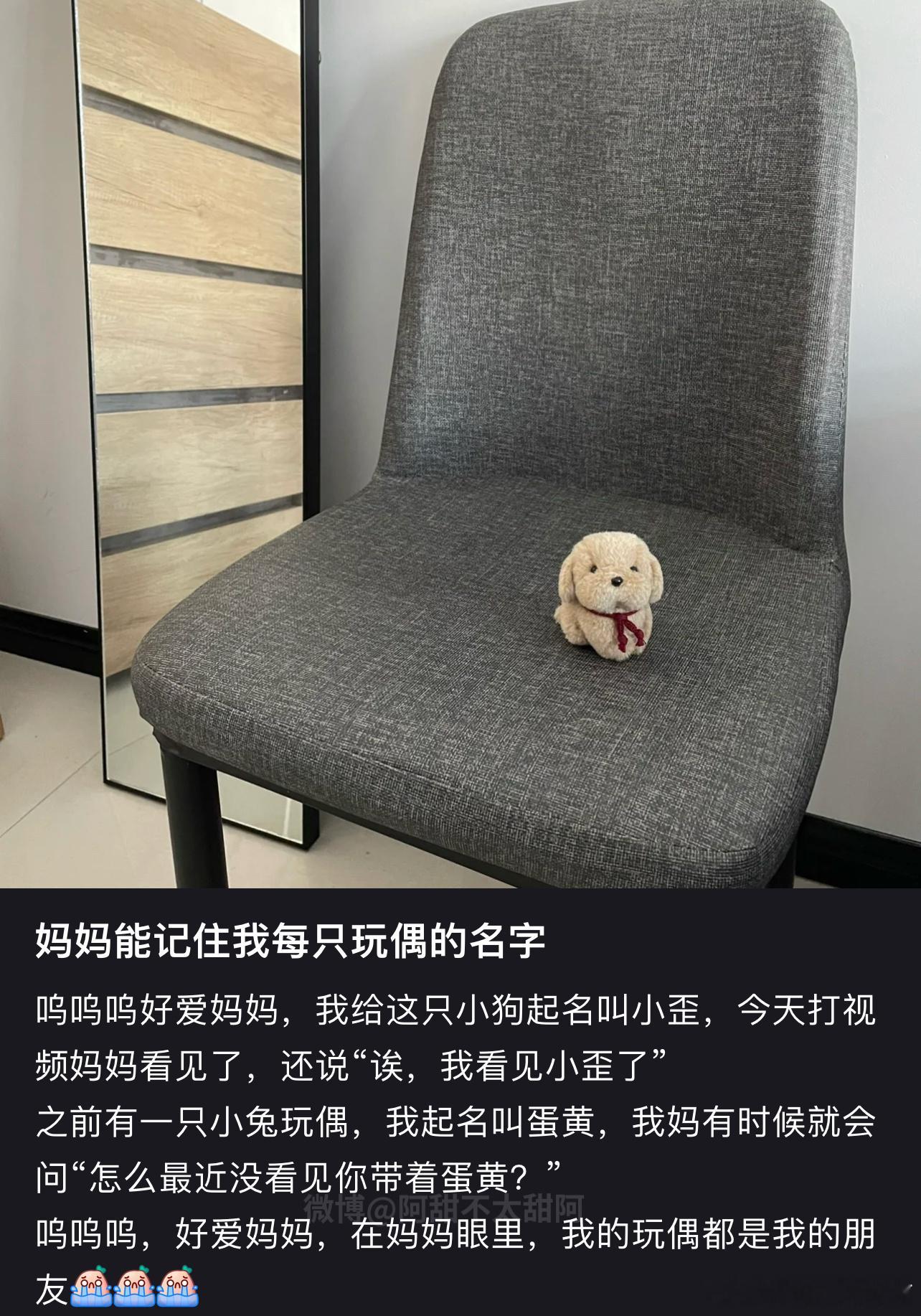 “妈妈能记住我每只玩偶的名字”聊聊我的妈妈是妈妈也是她