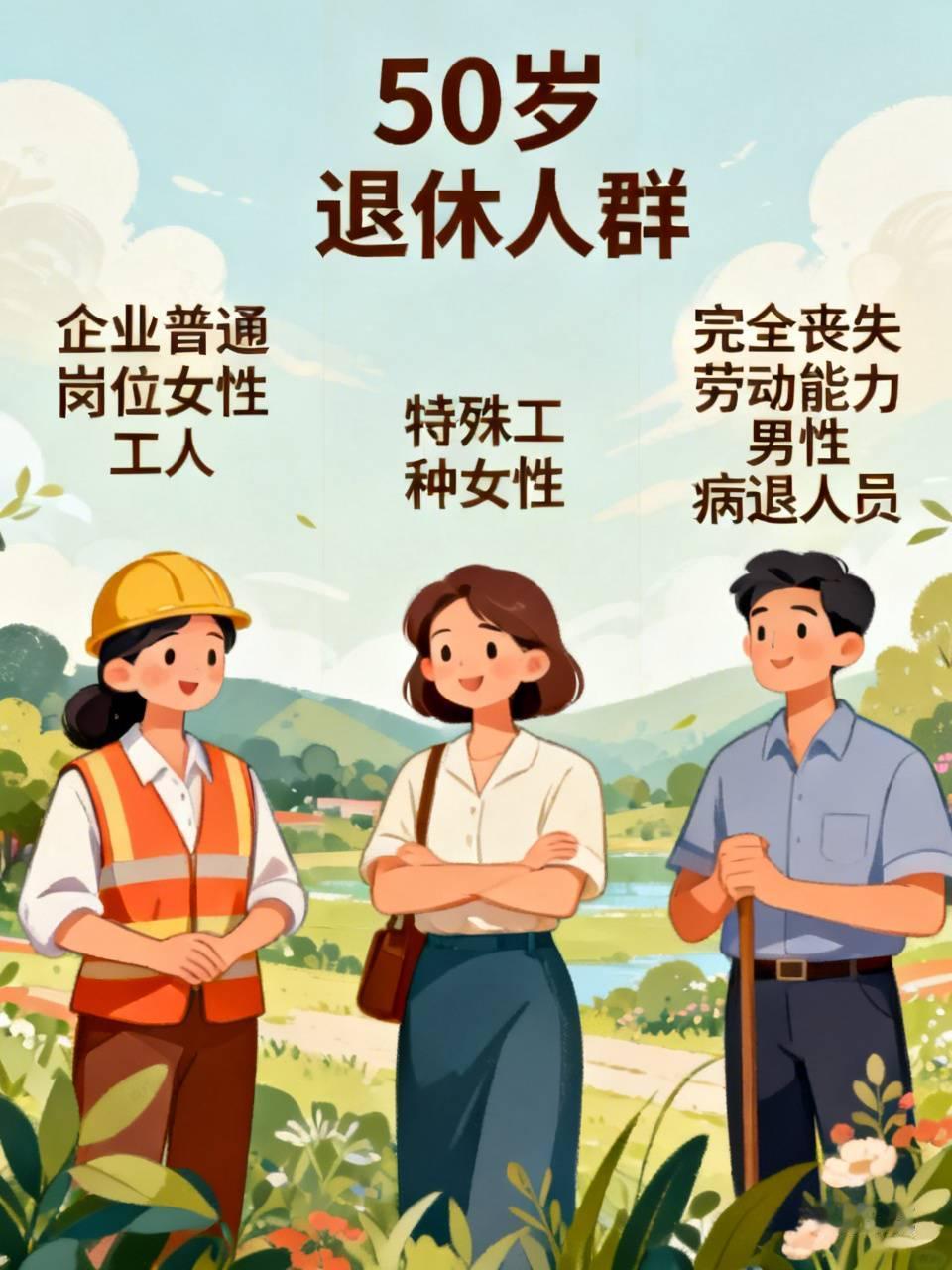 50岁退休都是些什么人？
       近来刷到不少人好奇，50岁就能退休的都是