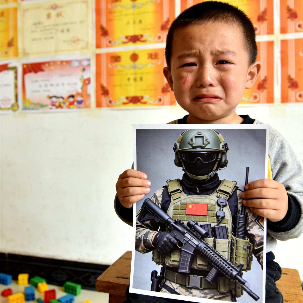 笑晕！河南小朋友10元网购“特种兵装备”，拆开快递当场破防

今日，河南一位家长