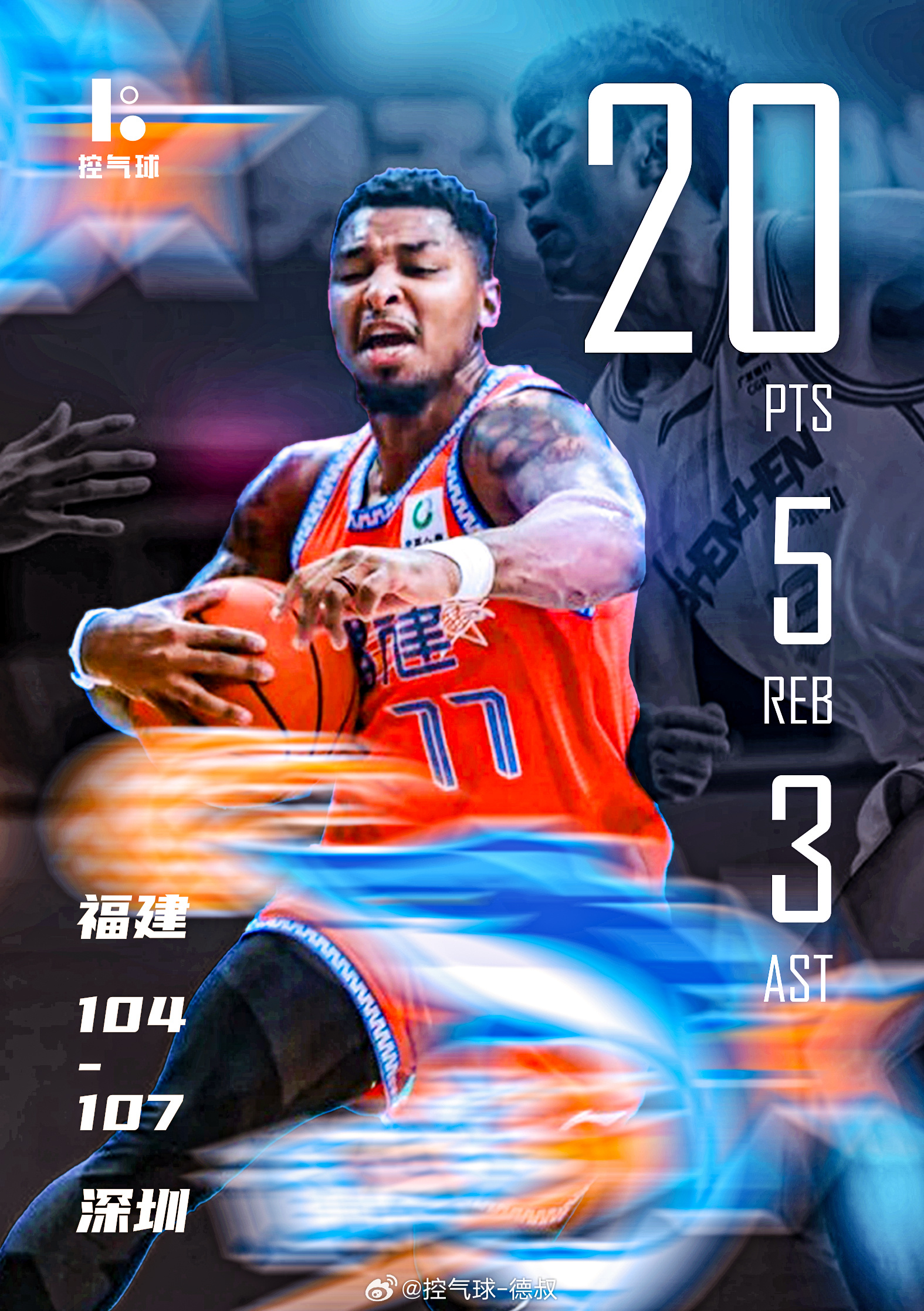 深圳三分险胜，差点被福建掀翻！皮特森20分5篮板3助攻全力输出，可惜差一口气，没