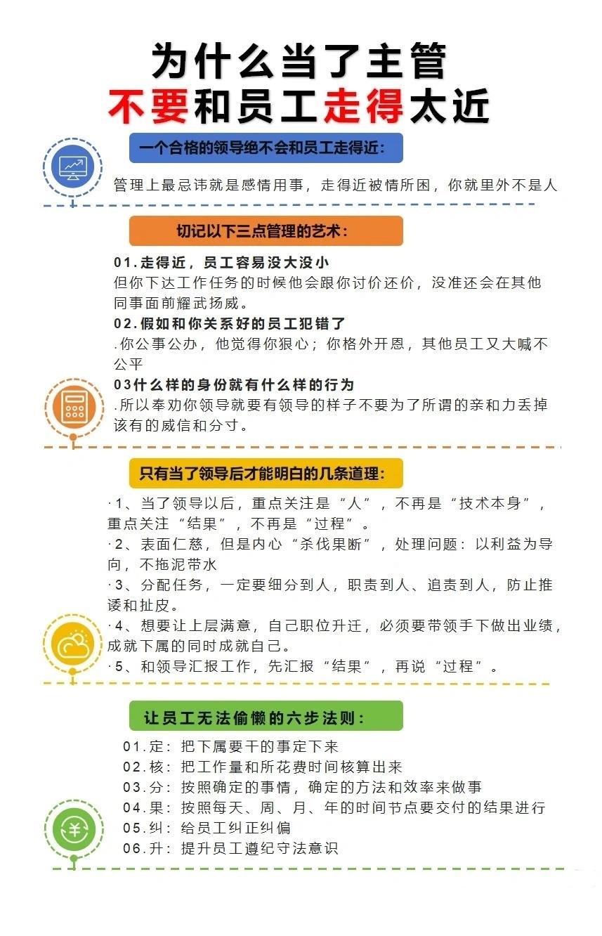 为什么当了主管，不要和员工走得太近 
总裁学对课首选世华课