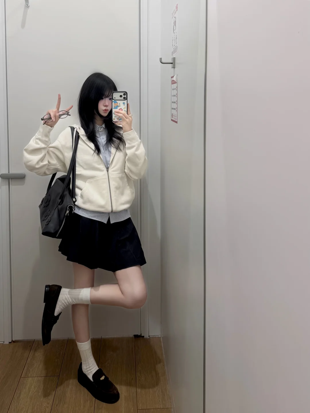 优衣库早秋太权威！🥹日系叠穿少女感好高智