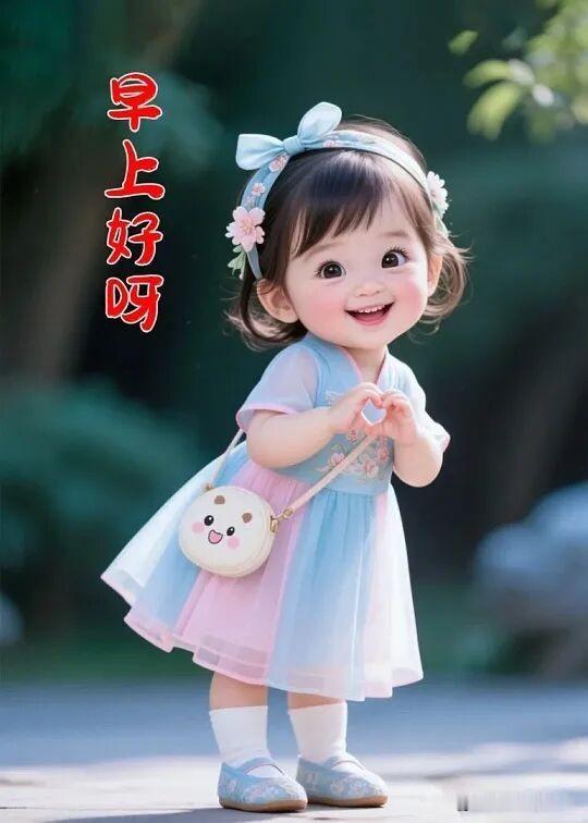 元气满满的小可爱，早安好呀！🌞💖