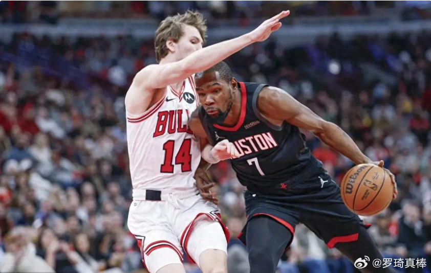 公牛7人上双力克火箭，杜兰特空砍40分，申京轰33+13+10大三双难救主NBA