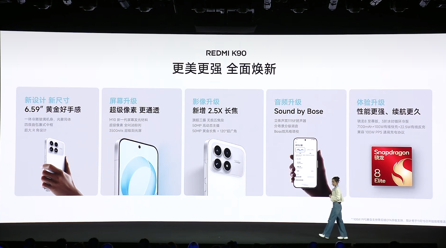 红米K90发布会 K90的标准版在我看来基本就是把该有的都搞定了 ​​​​你还想