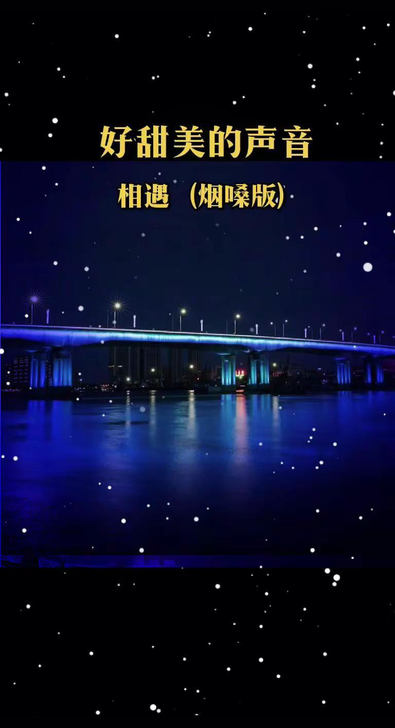 桥影映灯火，一曲相遇，懂的人自然共情，世间所有美好，都恰逢其时的相遇。相遇