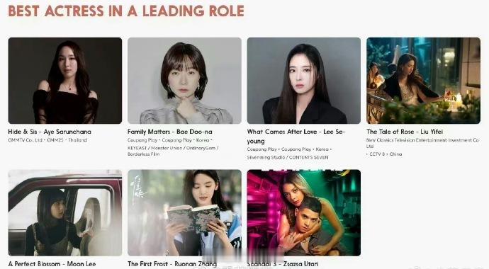 第30届亚洲电视大奖最佳男女主角提名最佳男主角提名白敬亭《难哄》王星越《五福临门