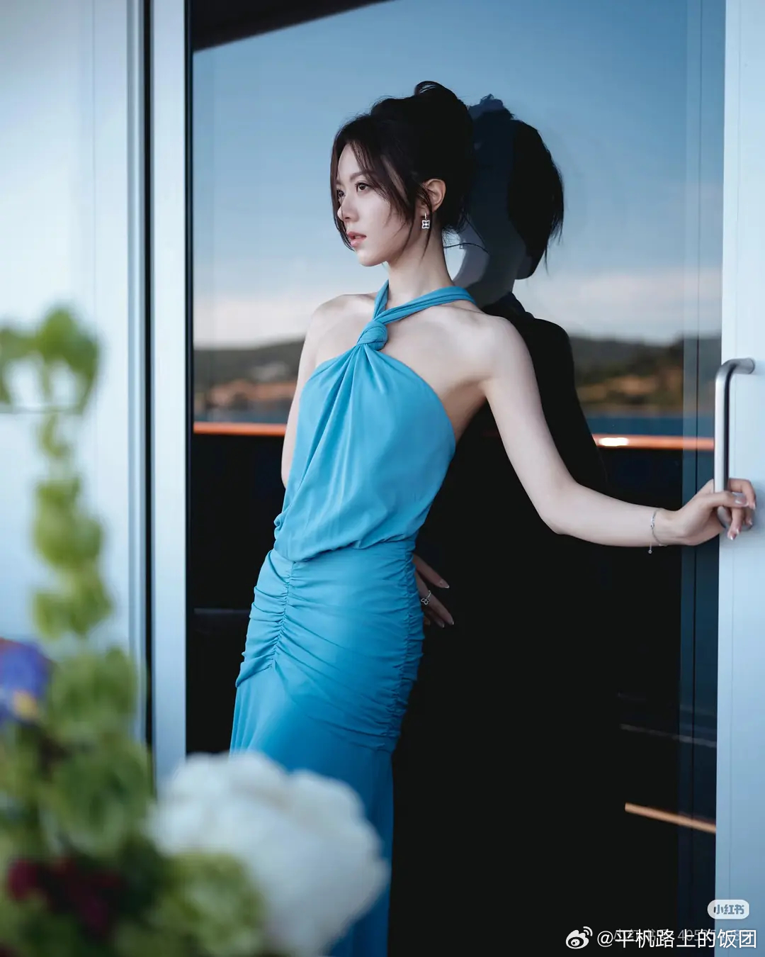 赵今麦这套蓝色礼服好漂亮，好看