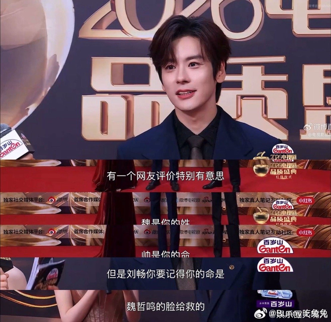 魏哲鸣回应帅是你的命 红毯生图天花板说的就是魏哲鸣吧！清贵松弛，每一帧都像精修。