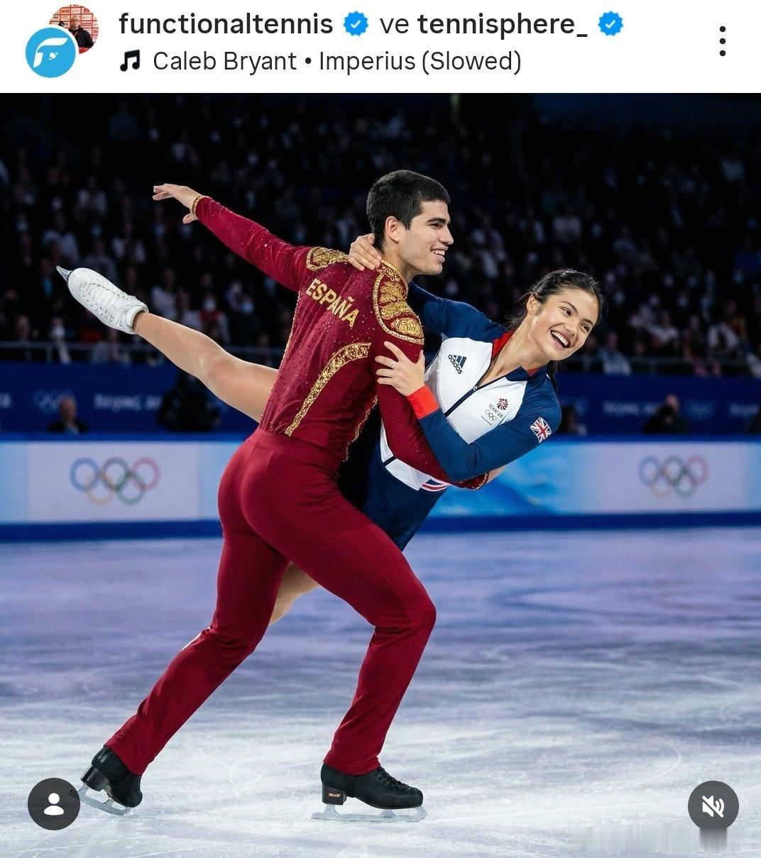 如果他俩参加冬奥花样滑冰如题，别说，p的真好啊ATP