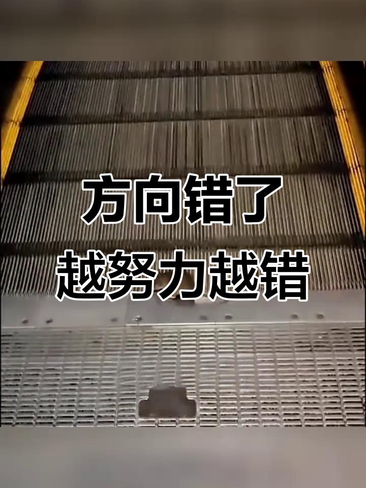 方向与努力，无疑方向更为重要。             
       这就如同