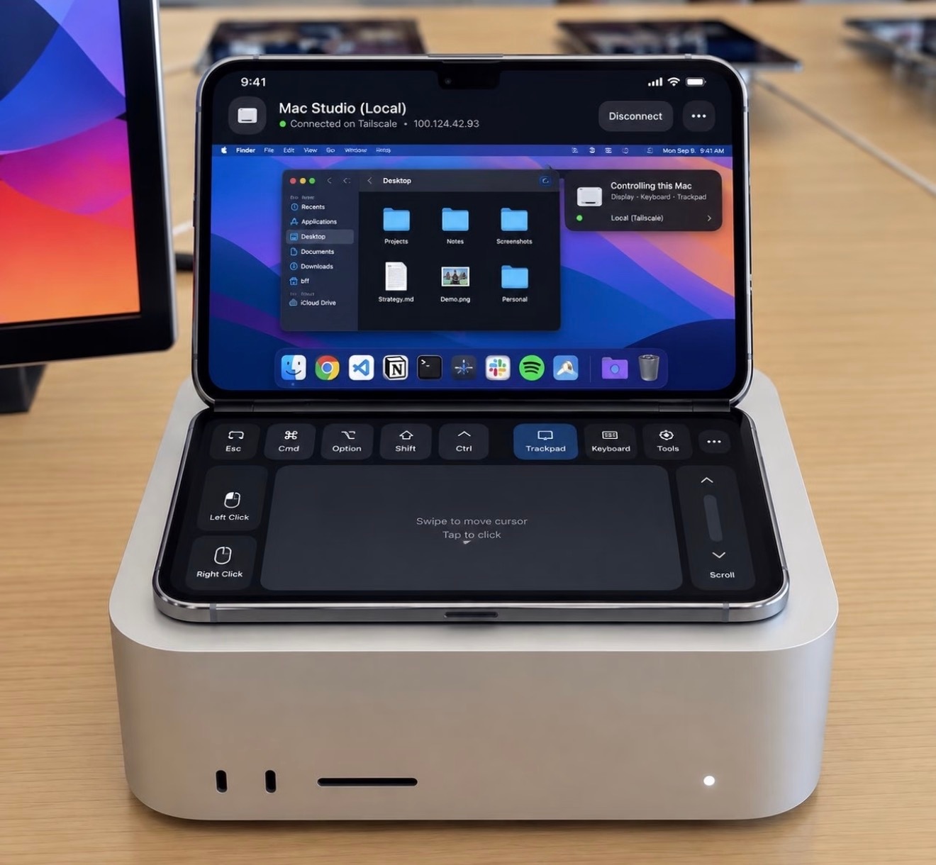 iPhone Duo，Mac Studio的全新黄金伴侣。折叠大屏搭配A20Pr