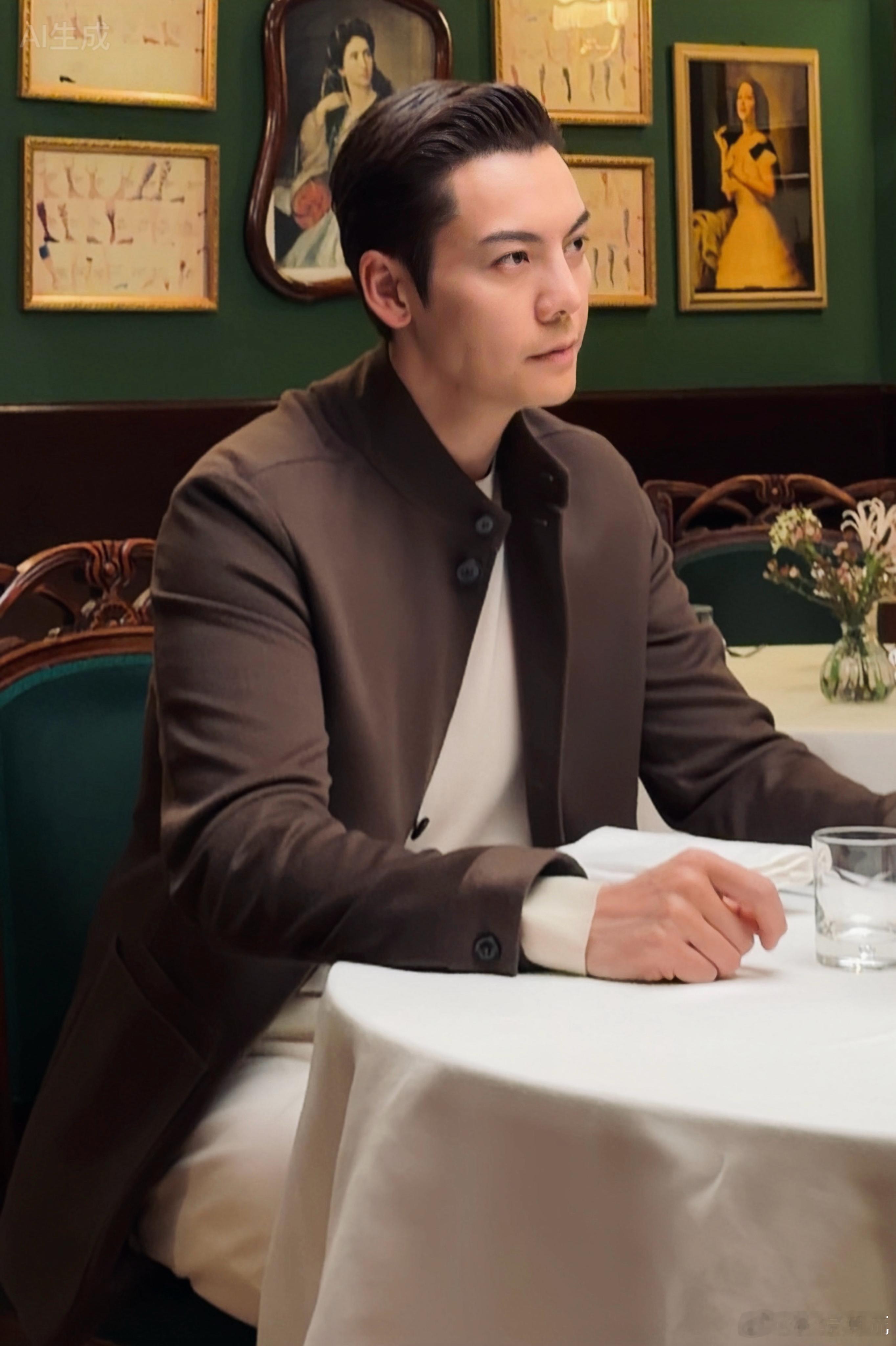 陈伟霆在拍许我耀眼续集吗 家人们谁懂啊！在米兰餐厅和陈伟霆不期而遇，他坐在那安静