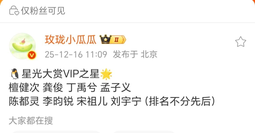 只看这个名单，星光黯淡 