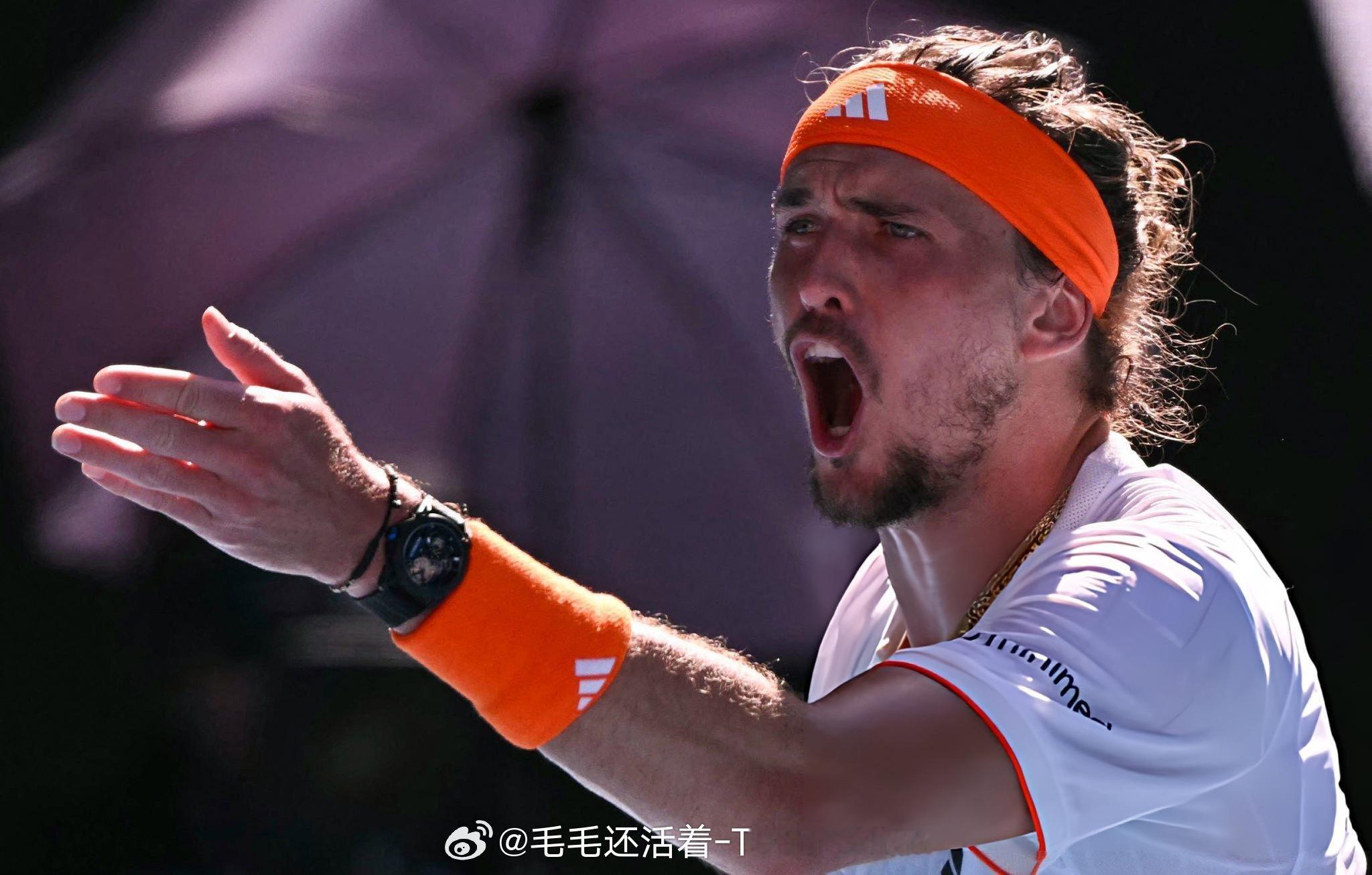 此时你想对兹维列夫说什么？这很澳网 阿尔卡拉斯首进澳网男单决赛