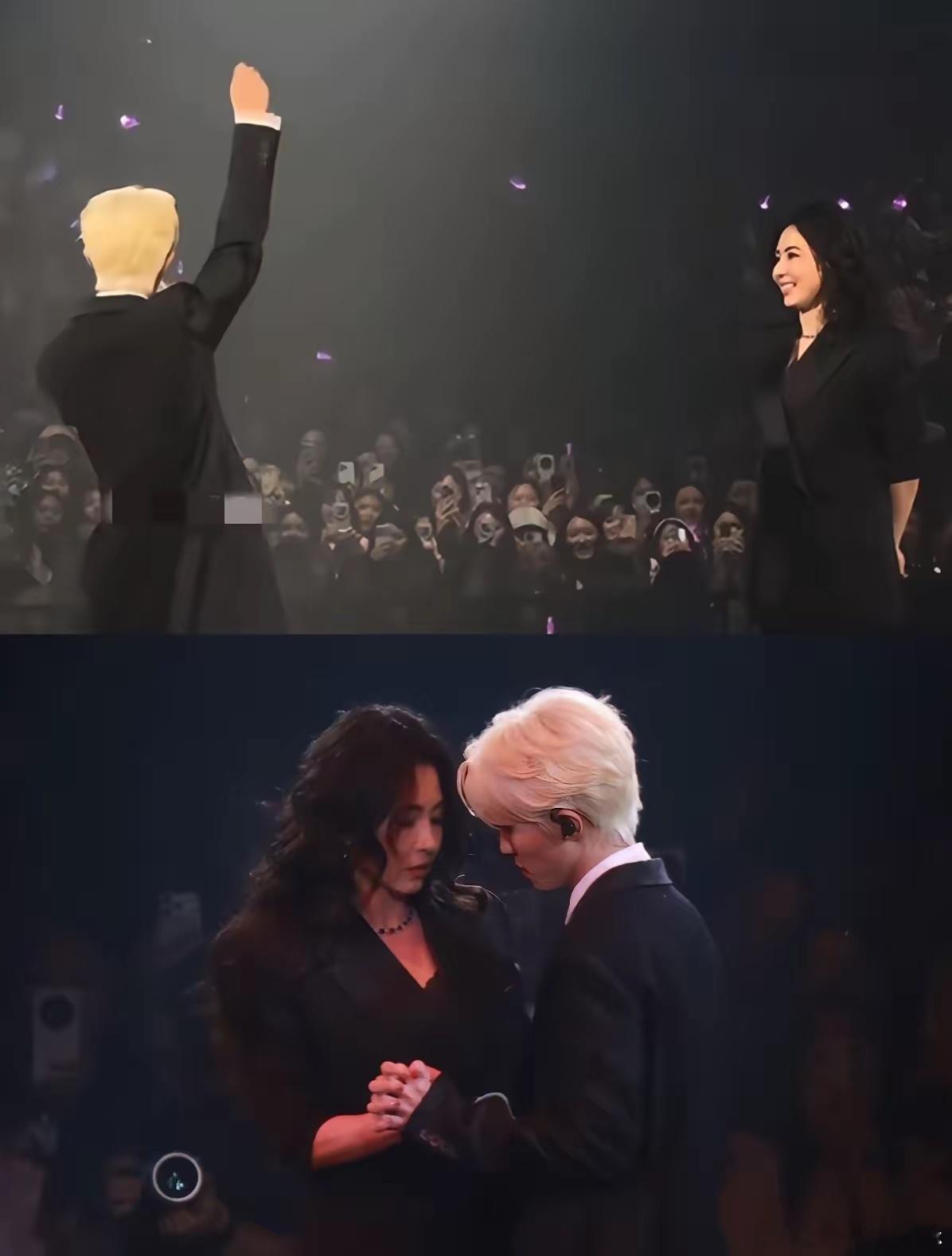 李昊是真的赢麻了！不仅在自己演唱会上跟张柏芝十指相扣，最重要的是，李昊在红馆对着