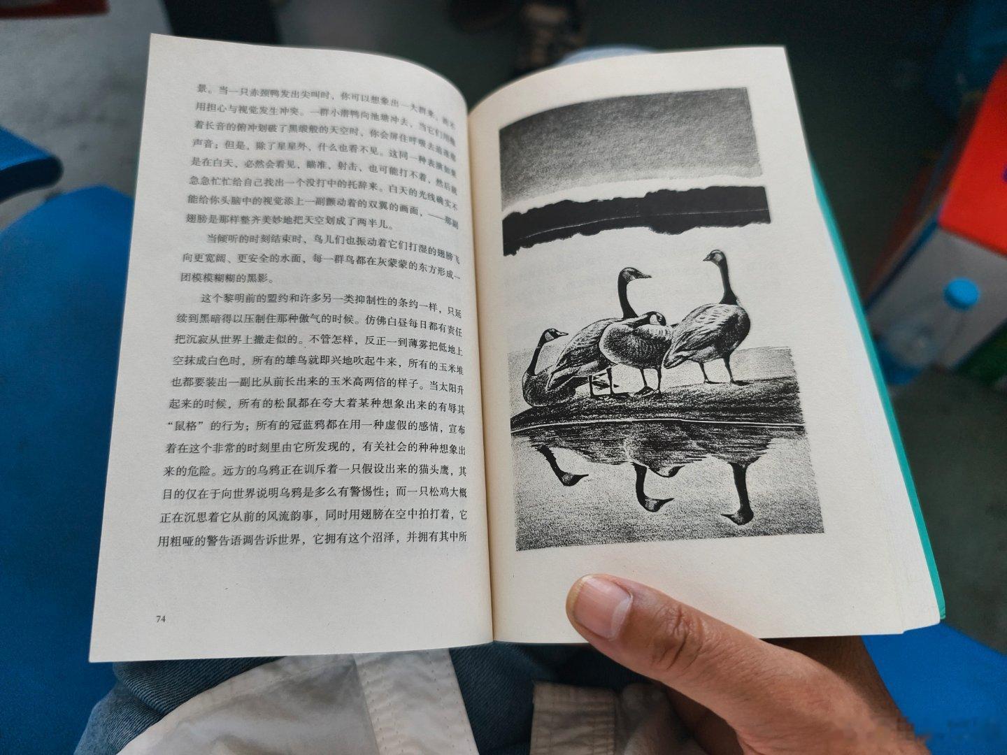 《瓦尔登湖》读了好多年还没有读完，我读书有个坏毛病，不会一页一页读，而是跳着读，