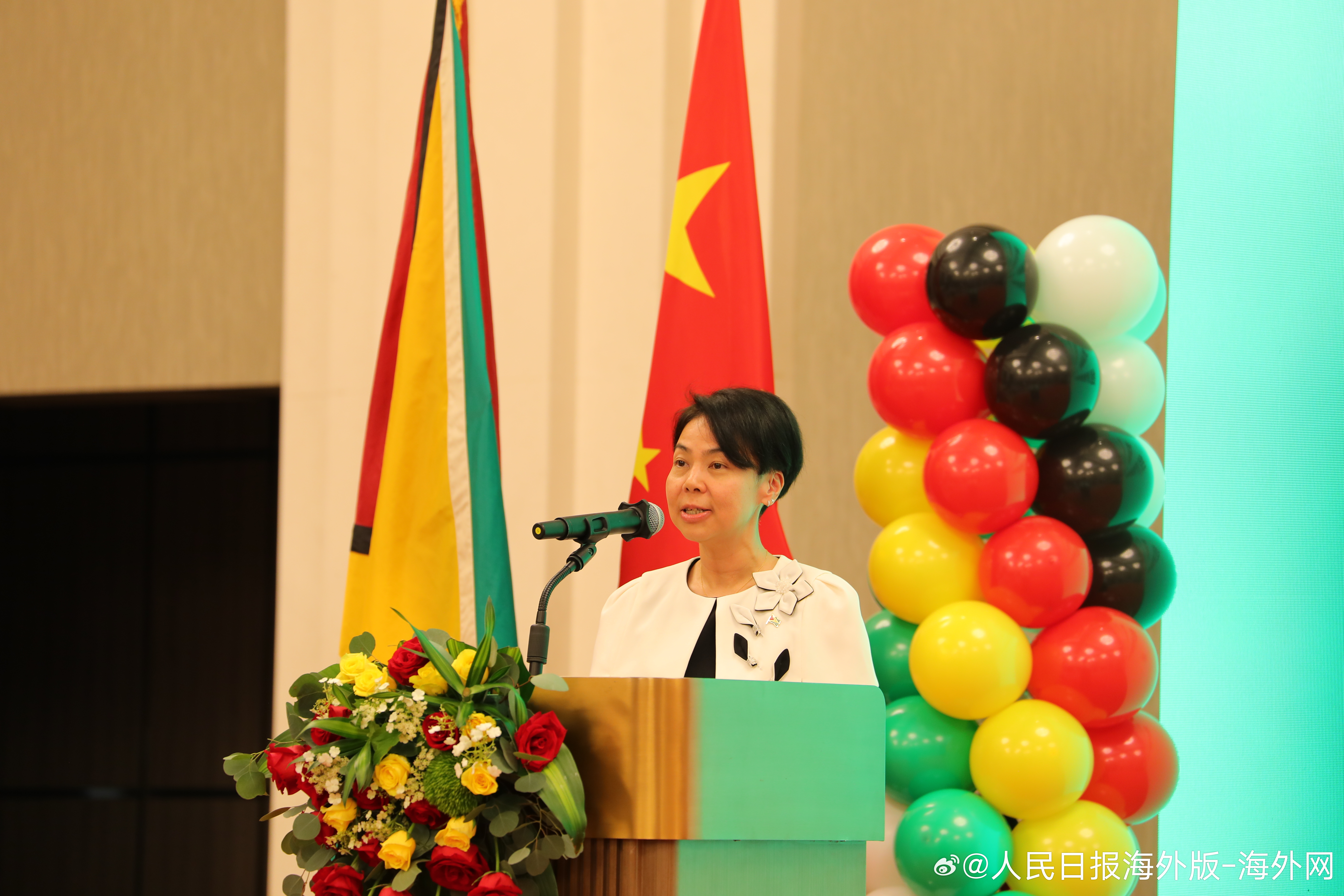 #我在中国当大使# 【圭亚那驻华大使周雅欣：中国是值得信赖的伙伴】近日，圭亚那驻