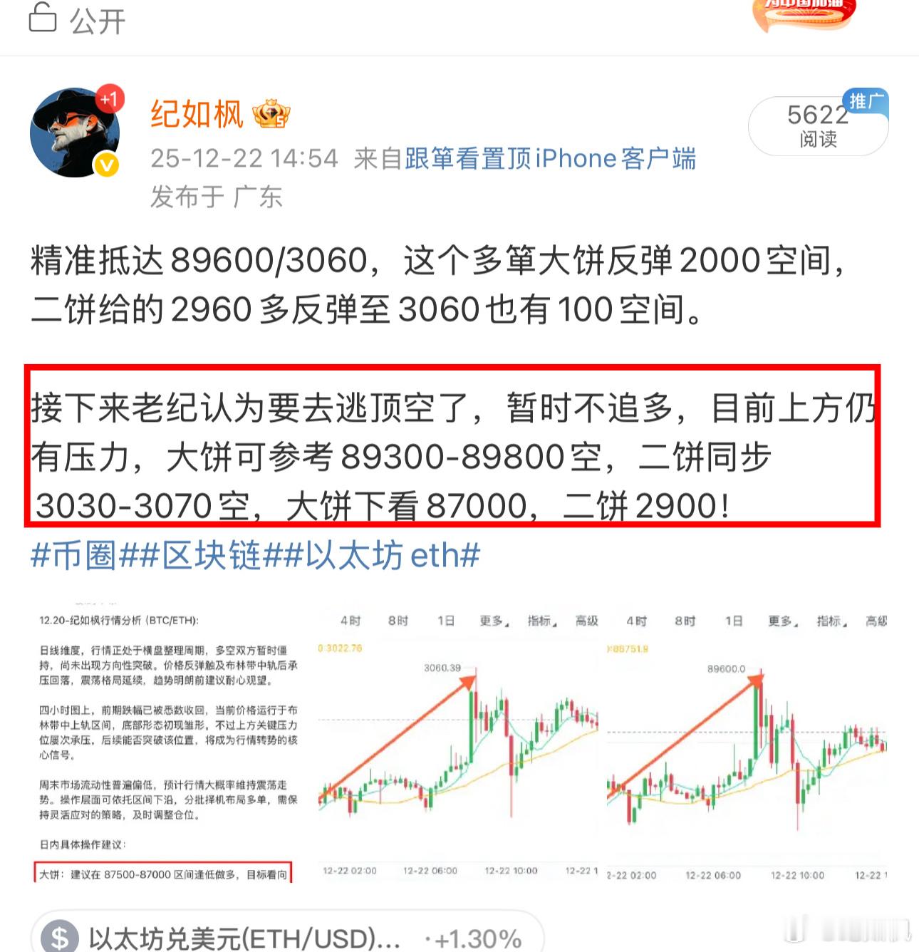 这下空进去又吃肉了，目前已经触及88000附近，89800附近跌下来也将近180