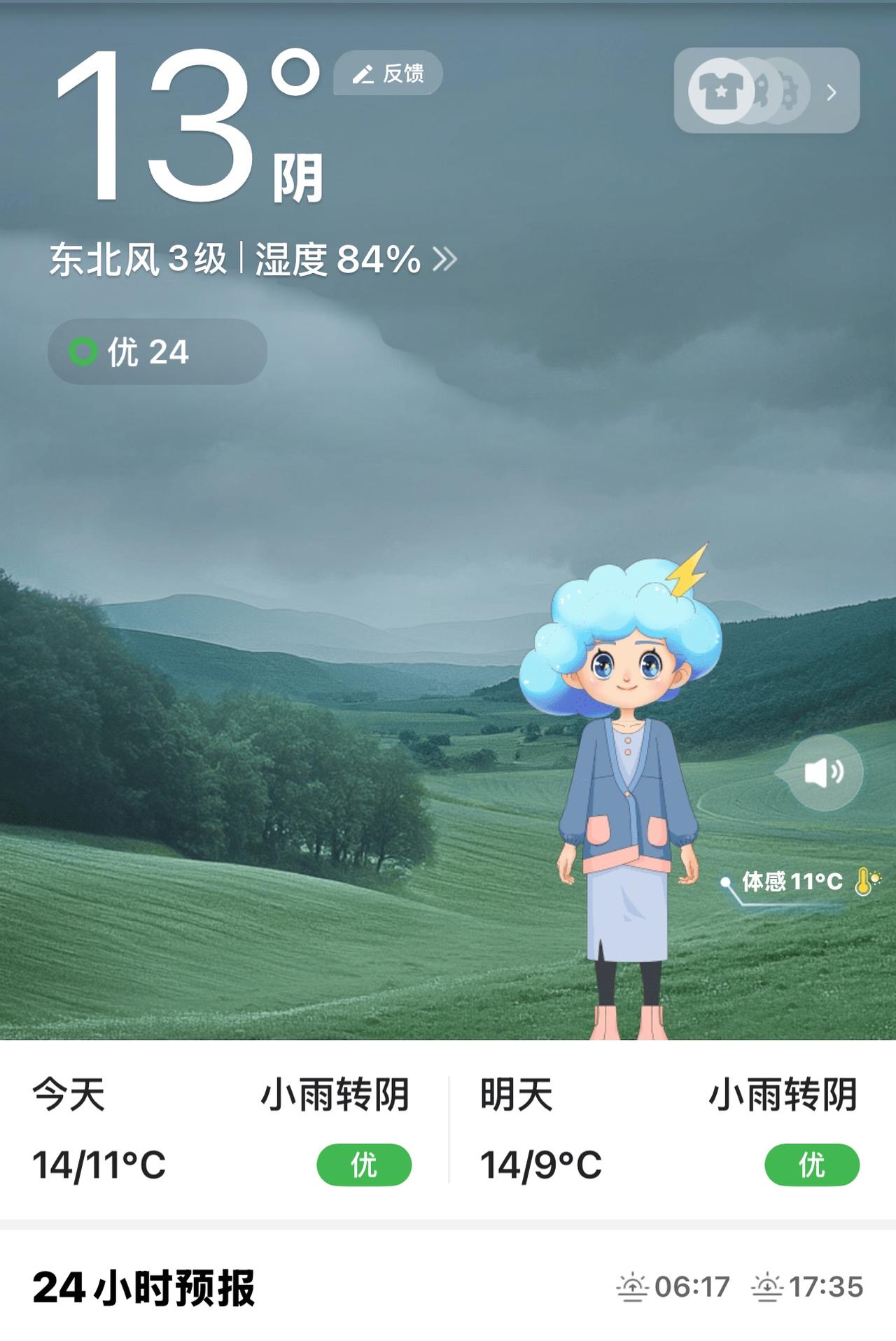 瞧瞧这天气！

一夜之间，就从短袖直接换上了薄袄。早在一周前，我就想着把家里的秋