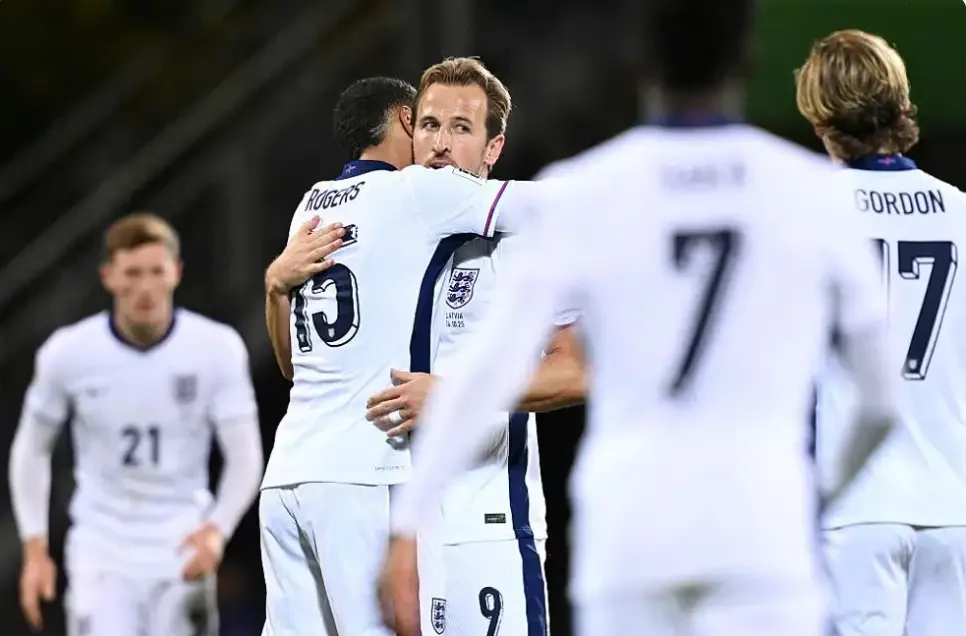 英格兰5-0横扫拉脱维亚，提前直通世界杯