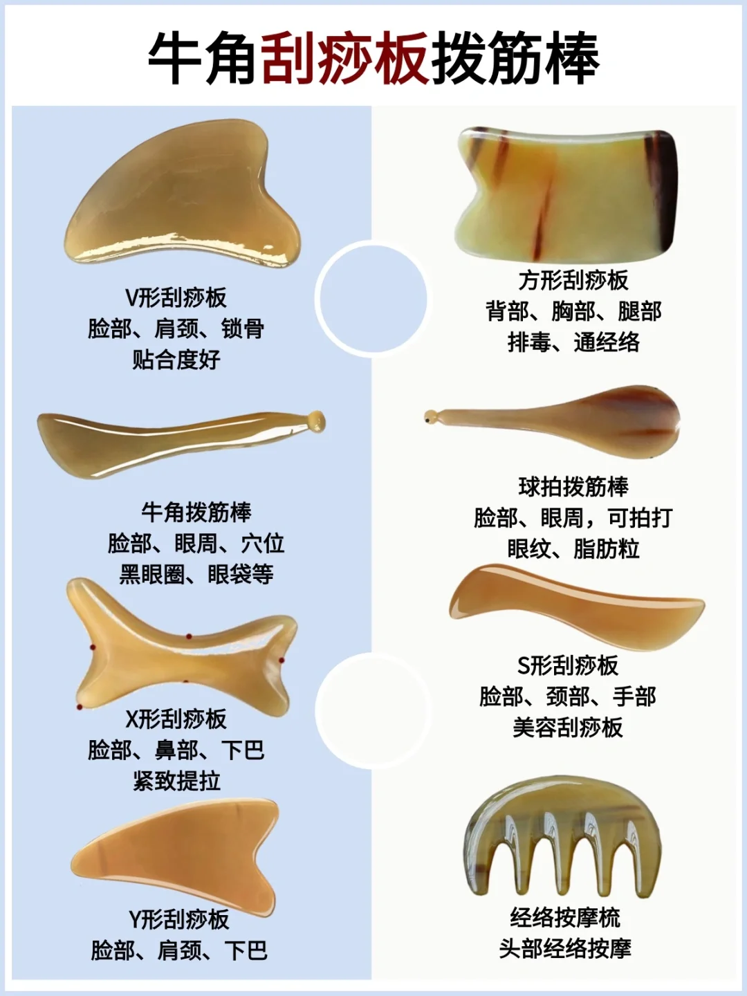 牛角刮痧板，高段位，热门小工具入手不亏