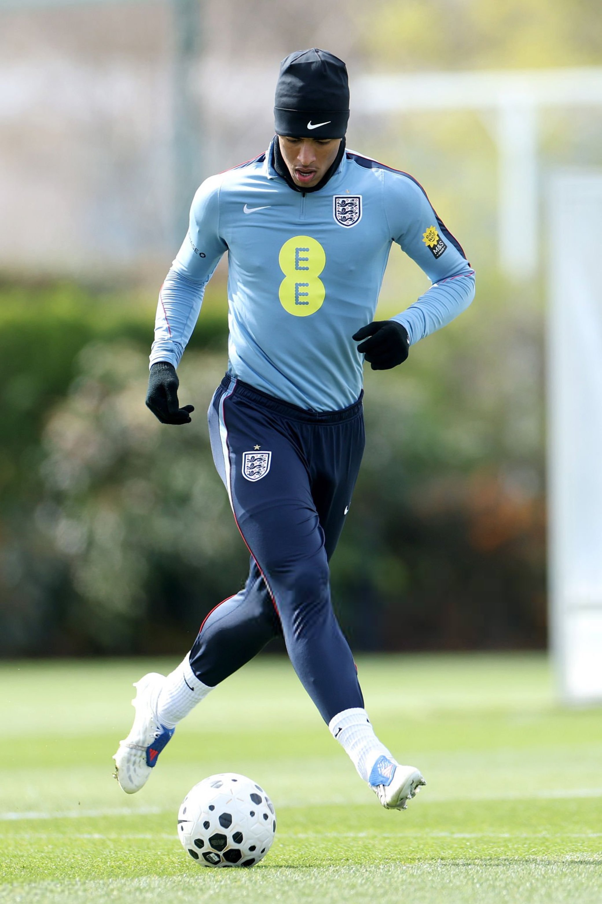 昨日训练贝林厄姆