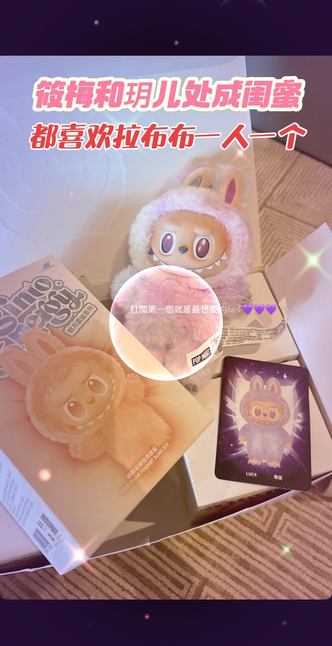 马筱梅 小玥儿 泡泡玛特labubu 泡泡玛特盲盒