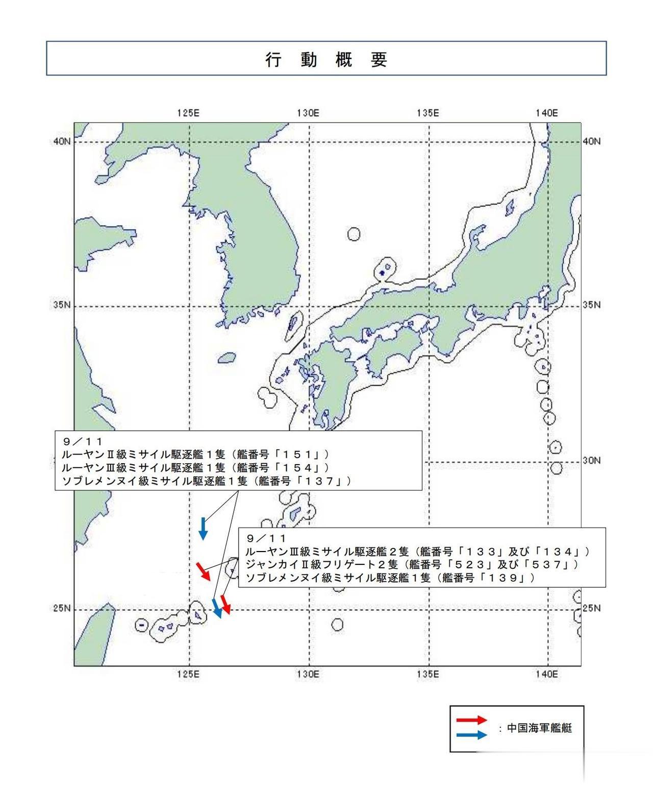 大阵仗，中国海军8艘驱护舰编队前出宫古海峡进入西太平洋，此时在西太平洋的中国海军
