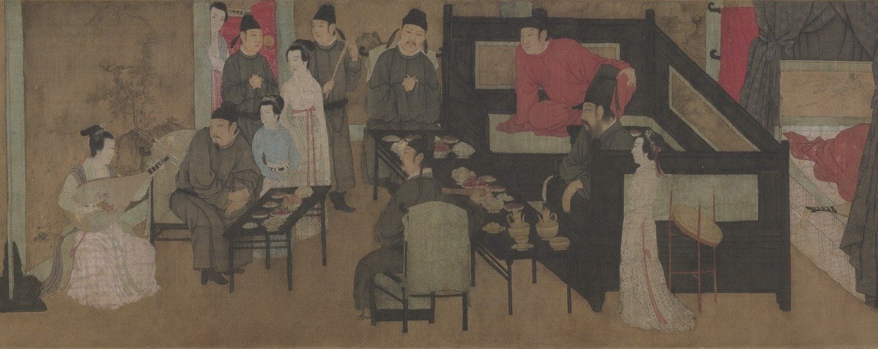 很多人第一次看《韩熙载夜宴图》，都会觉得：好热闹的一场古代派对。可这幅画真正让人