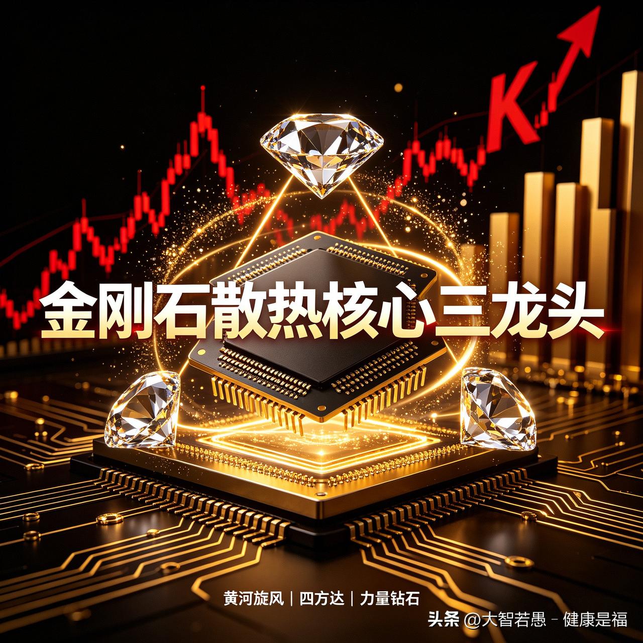 金刚石散热核心三龙头
 
1. 黄河旋风（600172）——8英寸热沉片量产龙头
