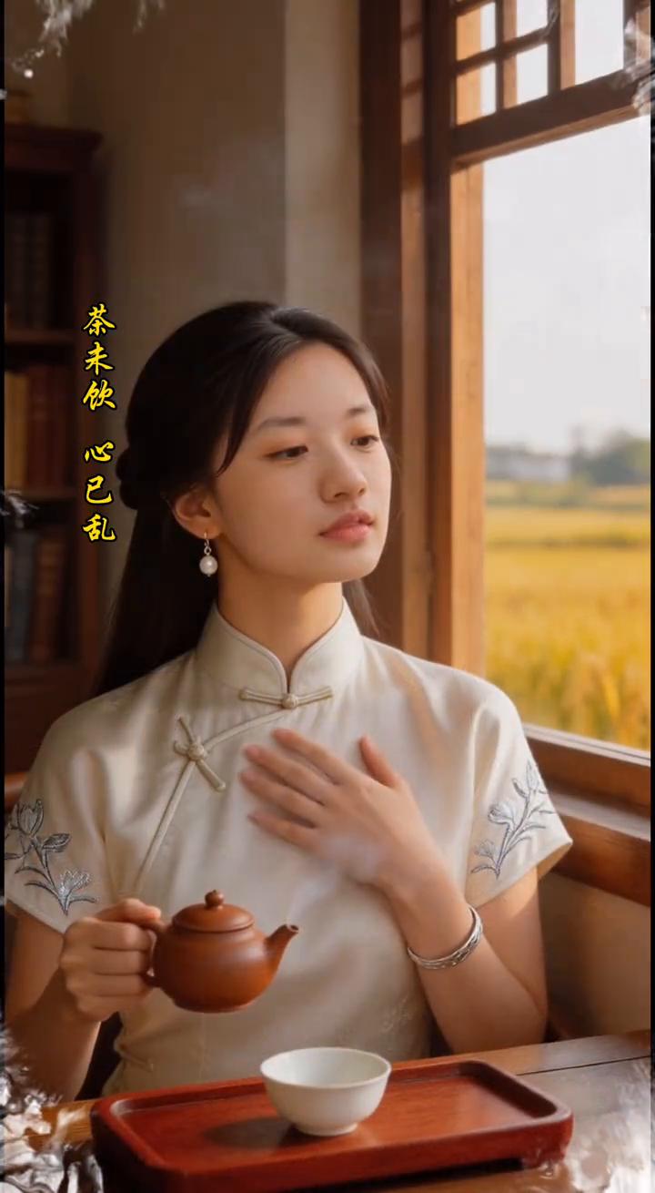 蜜韵遇知音，喜双逢红茶你喝几碗？
那日茶未饮心已乱，春暮游鹤山，石砾坡上逢他，递