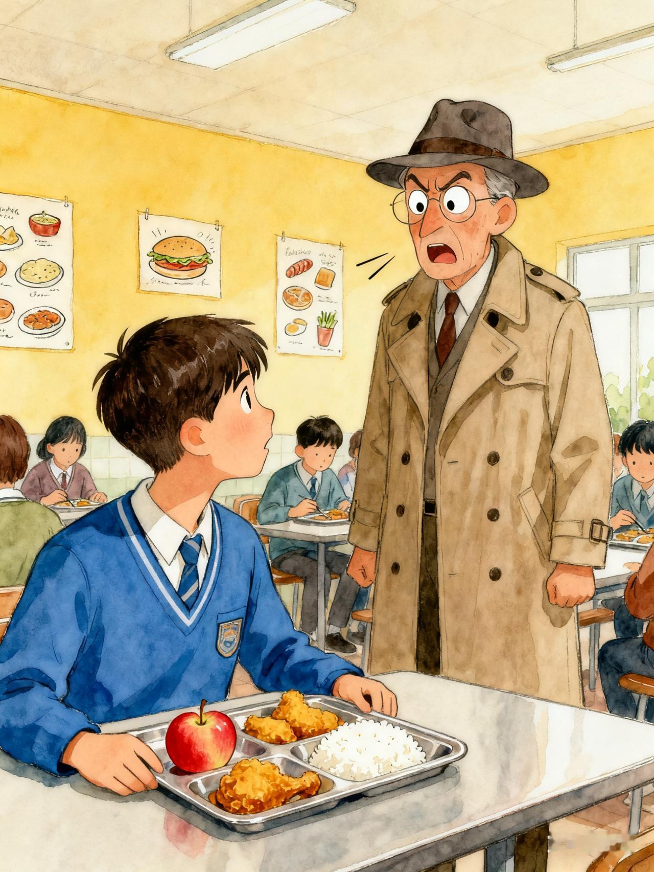 学生吃免费汤饭疑被校长骂“臭要饭”，真相究竟如何？
 
最近，福建漳州正兴学校的