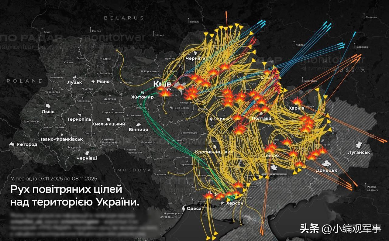 昨天起，哈尔科夫州、苏梅州、波尔塔瓦州、基辅州和切尔尼戈夫州的油气基础设施，以及