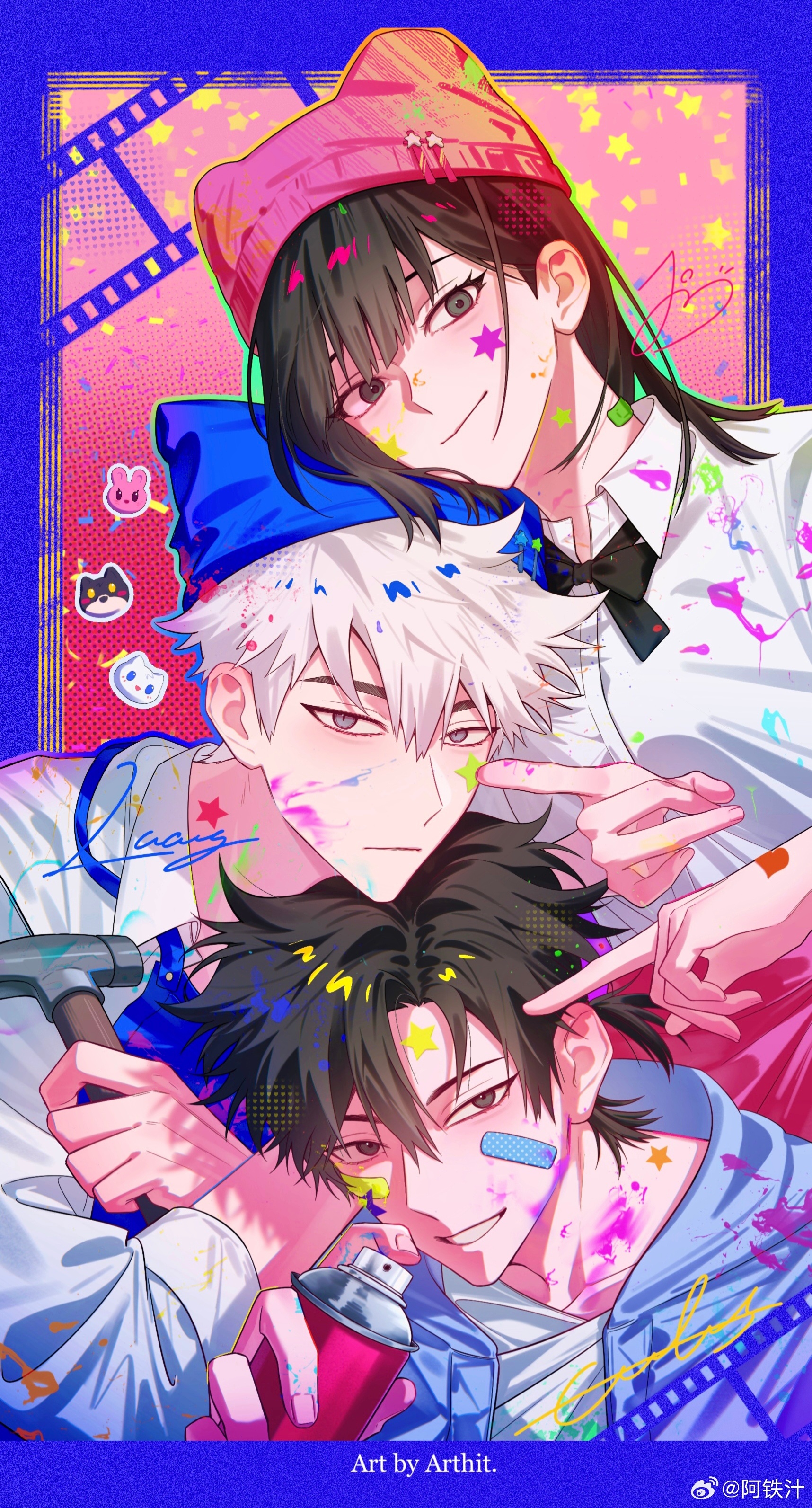 时光代理人超话同人绘画大赛时光全球照片征集计划 ❤️🐶🐱🐰❤️