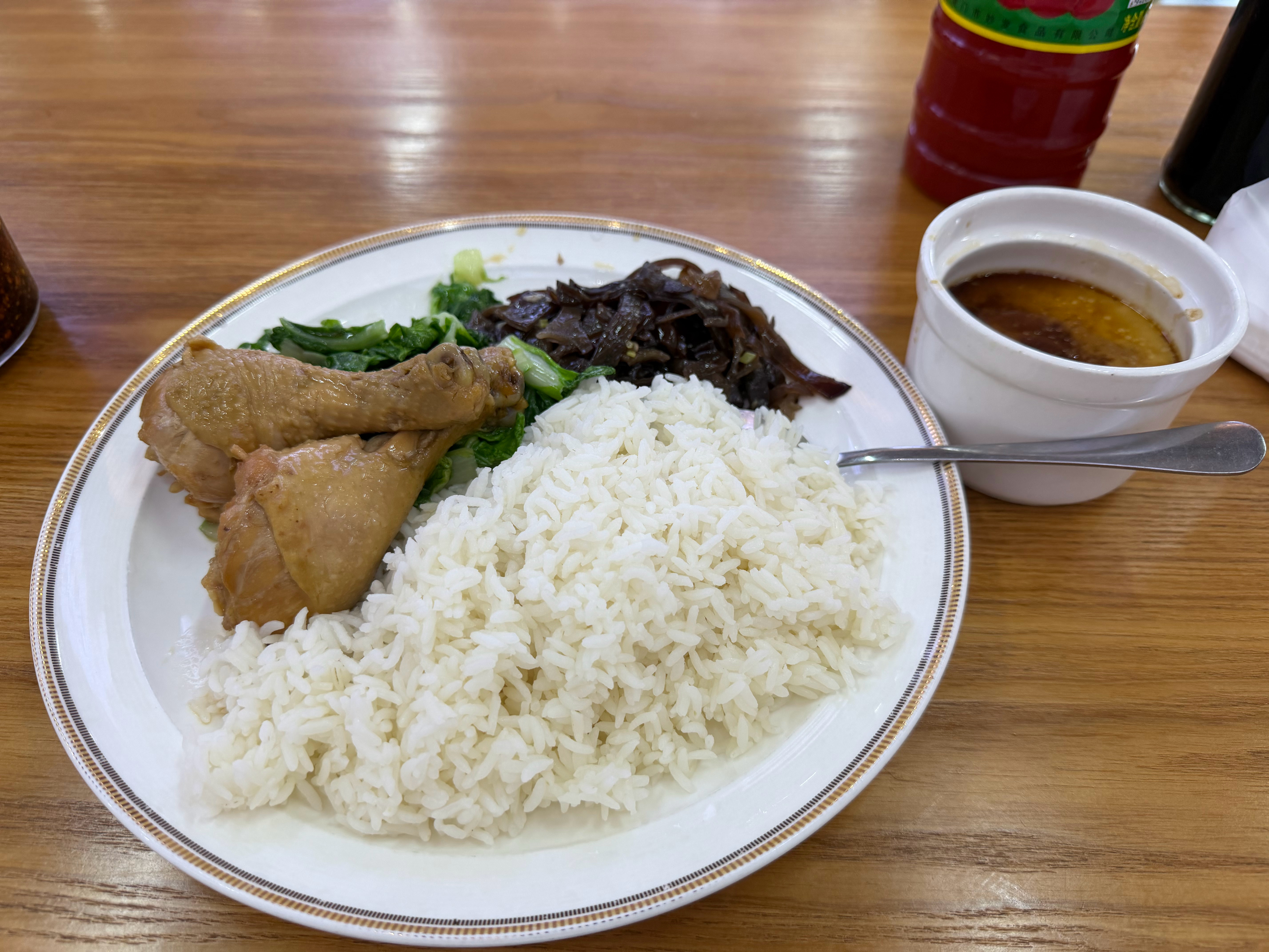 中午依旧沙县鸡腿饭 ​​​