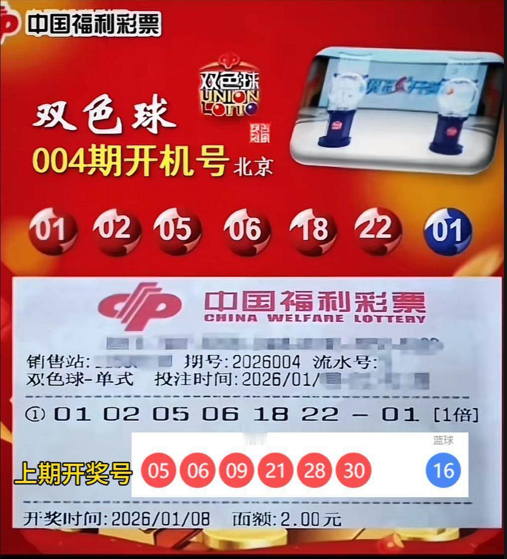 双色球第26004期开机号码正式公布，本期亮点纷呈：

一、连号组合双双登场：0