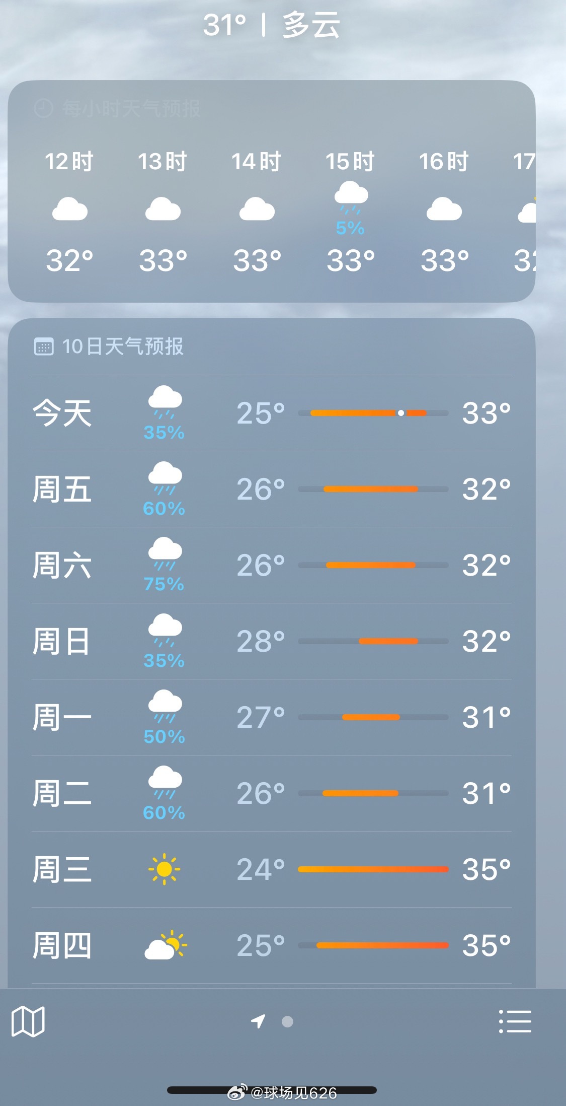 连续下雨 